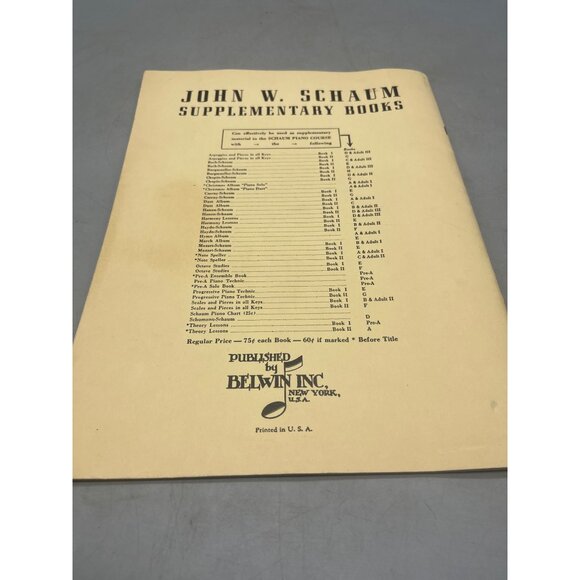 Master melodies book from the great concertos for piano Belwin inc. 27 PG READ - Picture 2 of 7